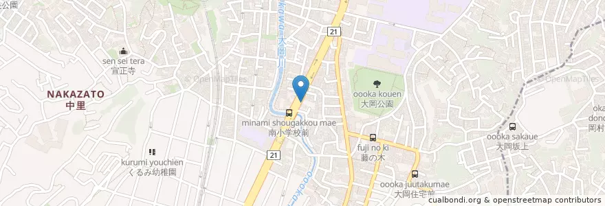 Mapa de ubicacion de IDEMITSU en 일본, 가나가와현, 요코하마시, 南区.