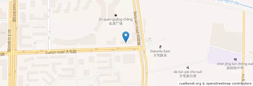 Mapa de ubicacion de 一品湘 en الصين, بكين, خبي, 朝阳区 / Chaoyang.