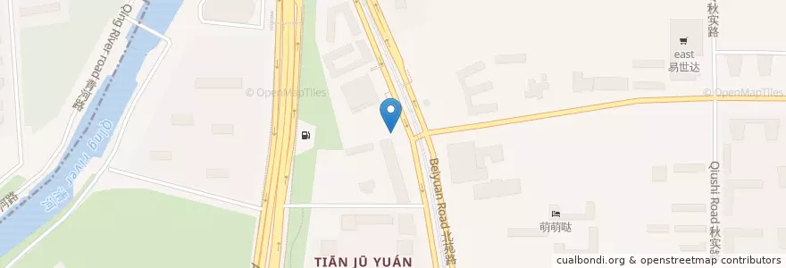 Mapa de ubicacion de 康伯馨大药房 en 中国, 北京市, 河北省, 朝阳区.