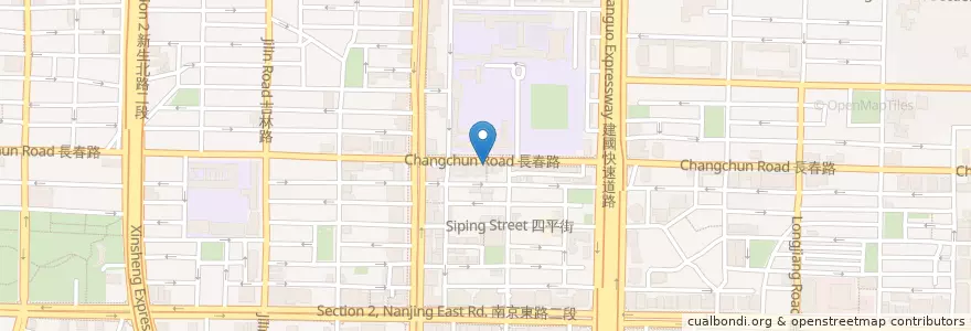 Mapa de ubicacion de 漢堡王 en Taiwan, 新北市, Taipei, 中山區.