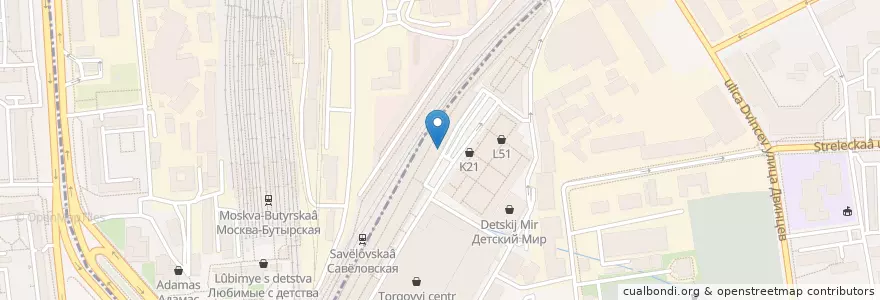 Mapa de ubicacion de Крошка Картошка en Россия, Центральный Федеральный Округ, Москва, Северо-Восточный Административный Округ, Бутырский Район.
