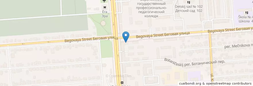 Mapa de ubicacion de Участковый пункт полиции №10 en Russia, Central Federal District, Voronezh Oblast, Voronezh.