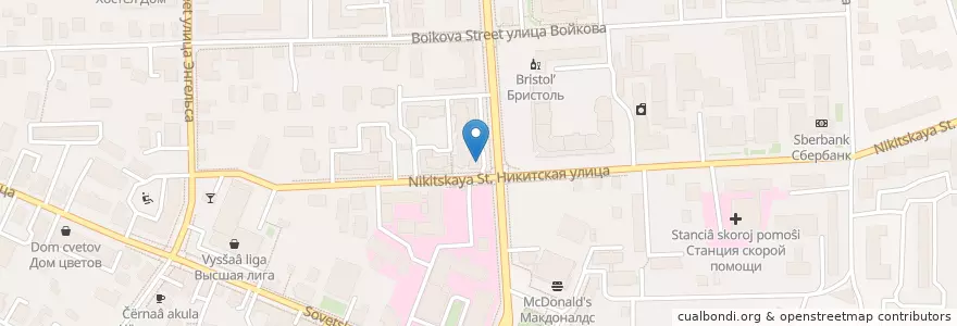 Mapa de ubicacion de Сусанин HOUSE en Russland, Föderationskreis Zentralrussland, Oblast Kostroma, Костромской Район, Городской Округ Кострома.