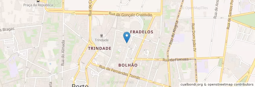 Mapa de ubicacion de Escola Profissional Profitecla en Portugal, Norte, Área Metropolitana Do Porto, Porto, Porto, Cedofeita, Santo Ildefonso, Sé, Miragaia, São Nicolau E Vitória.