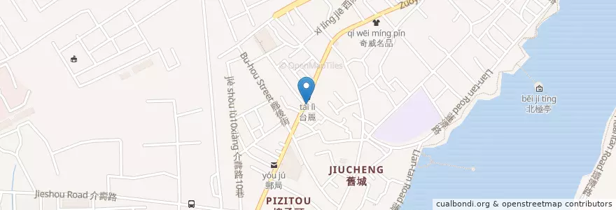 Mapa de ubicacion de 慶祥藥房 en Taiwan, Kaohsiung, Zuoying.