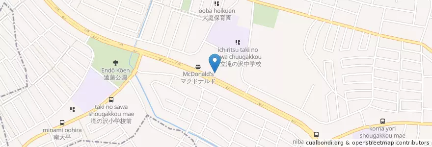 Mapa de ubicacion de ドトール en 日本, 神奈川縣, 藤沢市.