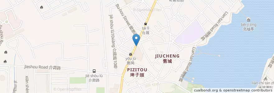 Mapa de ubicacion de 農會擔仔麵 en Taiwan, Kaohsiung, Zuoying.