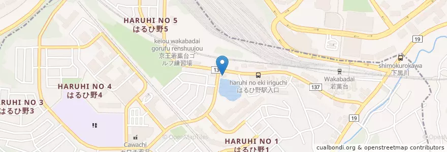 Mapa de ubicacion de マクドナルド en Japan, Präfektur Kanagawa, 川崎市, 麻生区.