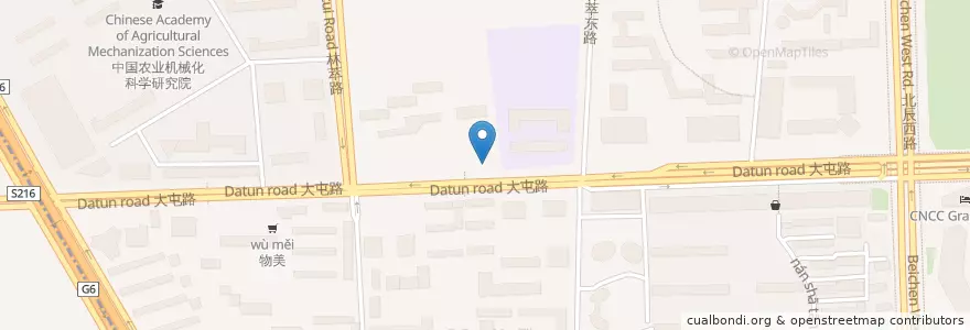 Mapa de ubicacion de 和味坊 en China, Peking, Hebei, 朝阳区 / Chaoyang.