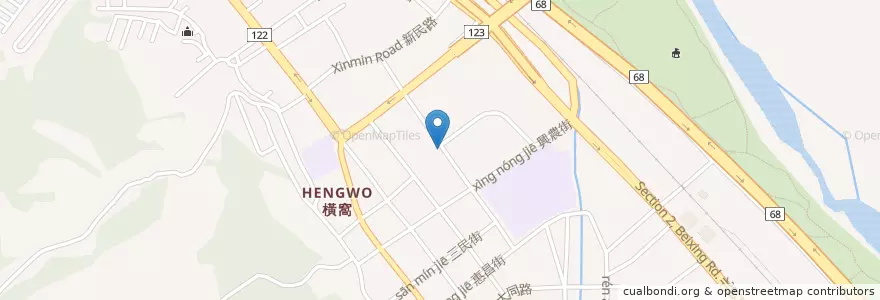 Mapa de ubicacion de 佛有緣素食 en 台湾, 台湾省, 新竹県, 竹東鎮.