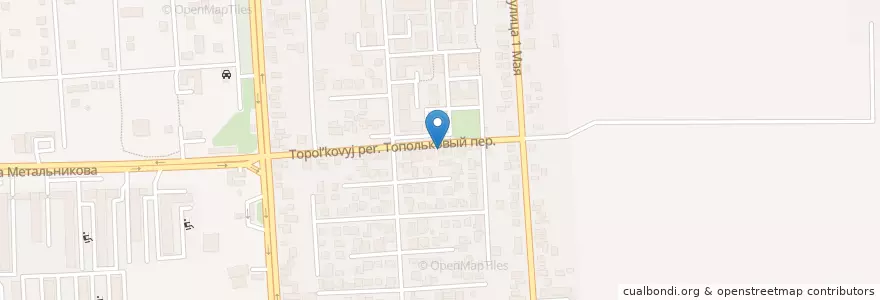 Mapa de ubicacion de Шашлычная en Russie, District Fédéral Du Sud, Kraï De Krasnodar, Городской Округ Краснодар.