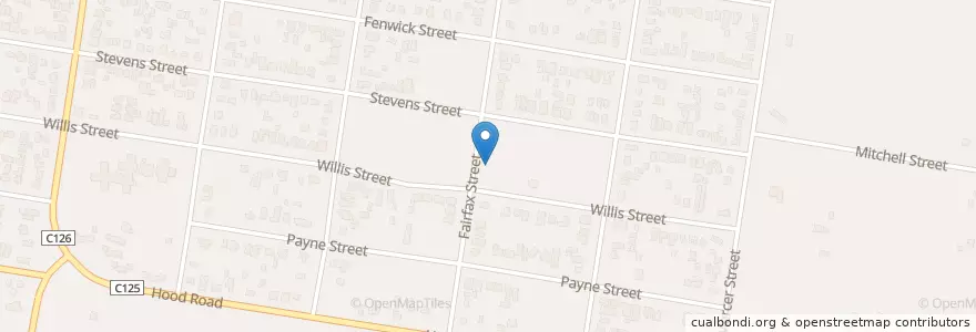 Mapa de ubicacion de PORTARLTON PONY CLUB TOILETS en Australia, Victoria, City Of Greater Geelong.