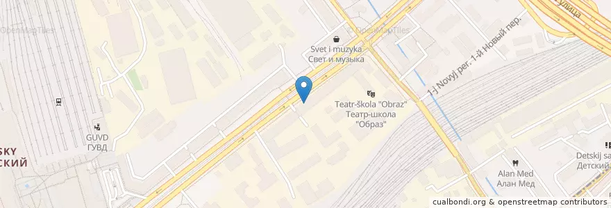 Mapa de ubicacion de Столовая en Rusland, Centraal Federaal District, Moskou, Центральный Административный Округ, Красносельский Район.