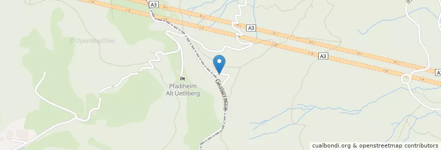 Mapa de ubicacion de Annaburg-Brunnen en Schweiz/Suisse/Svizzera/Svizra, Zürich, Bezirk Zürich, Zürich.