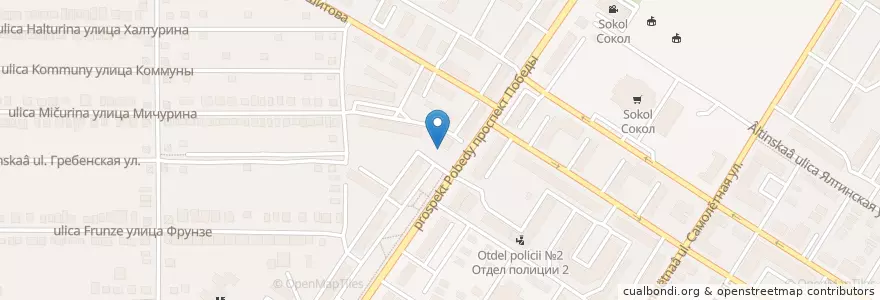 Mapa de ubicacion de ОренЛек en Rusland, Приволжский Федеральный Округ, Оренбургская Область, Городской Округ Оренбург.
