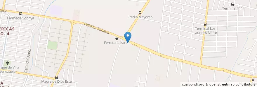 Mapa de ubicacion de Farmacia en Nikaragua, Departamento De Managua, Managua (Municipio).