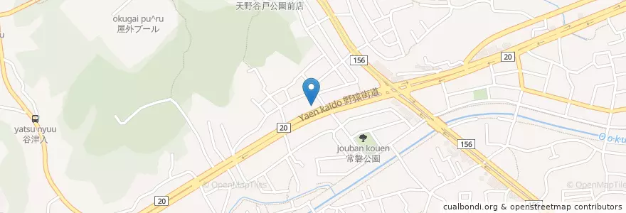 Mapa de ubicacion de Saizeria en Japonya, 東京都, 八王子市.