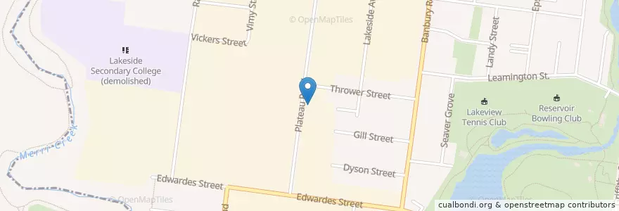 Mapa de ubicacion de Everest Cafe en Australie, Victoria, City Of Darebin.