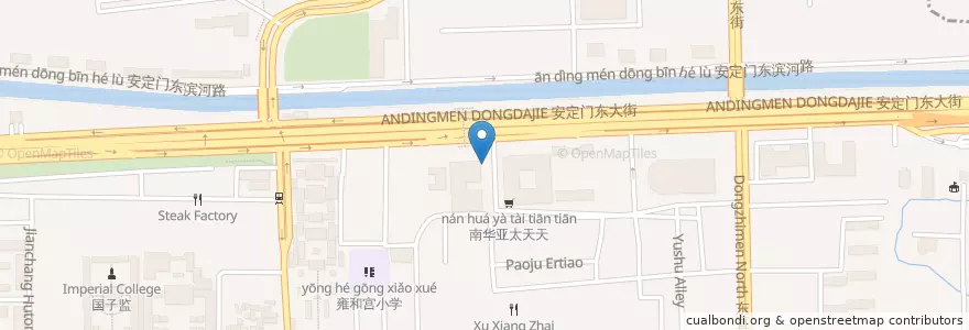 Mapa de ubicacion de 北京农商银行 en Çin, Pekin, Hebei, 东城区.