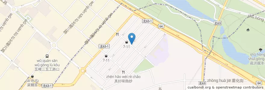 Mapa de ubicacion de 雞滷飯 en تایوان, 新北市.