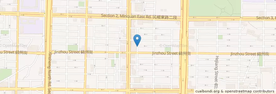 Mapa de ubicacion de 又丹新養生素食坊 en 台湾, 新北市, 台北市, 中山区.