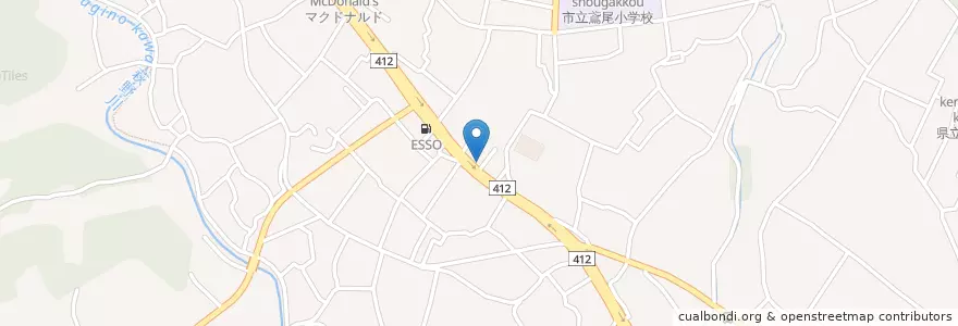 Mapa de ubicacion de すき家 en Japón, Prefectura De Kanagawa, 厚木市.