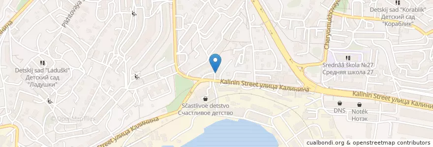 Mapa de ubicacion de Армянское кафе en ロシア, 極東連邦管区, 沿海地方, ウラジオストク管区.