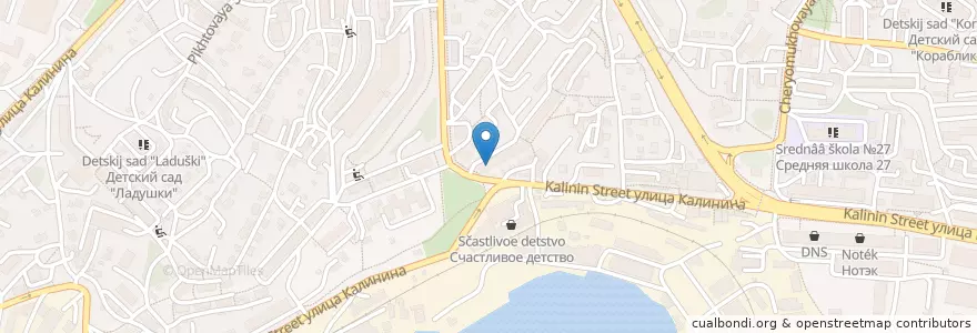 Mapa de ubicacion de Семейная аптека en روسيا, Дальневосточный Федеральный Округ, بريمورسكي كراي, Владивостокский Городской Округ.