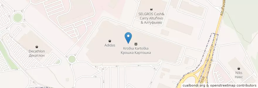Mapa de ubicacion de KFC en Россия, Центральный Федеральный Округ, Московская Область, Городской Округ Мытищи.