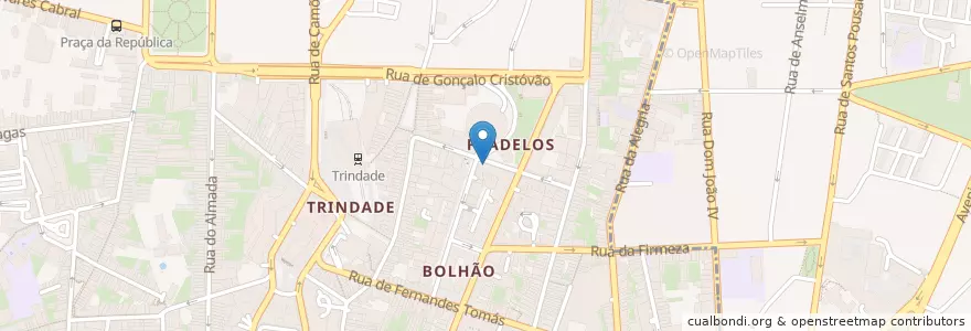 Mapa de ubicacion de Locarno en Portugal, Norte, Área Metropolitana Do Porto, Porto, Porto, Cedofeita, Santo Ildefonso, Sé, Miragaia, São Nicolau E Vitória.