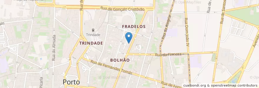 Mapa de ubicacion de NovoBanco en Portugal, Norte, Área Metropolitana Do Porto, Porto, Porto, Cedofeita, Santo Ildefonso, Sé, Miragaia, São Nicolau E Vitória.
