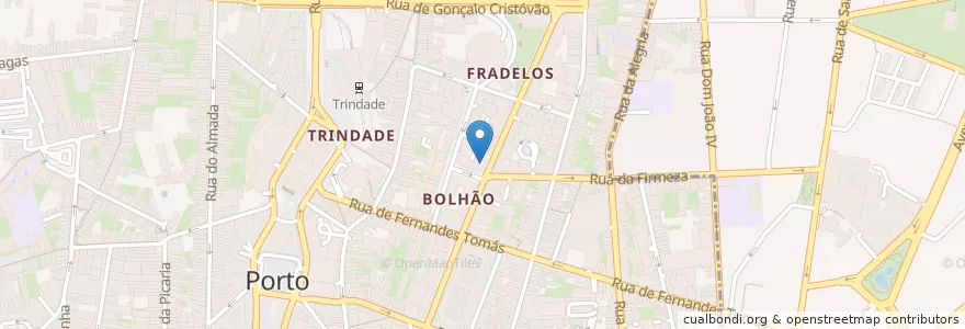 Mapa de ubicacion de Banco Internacional do Funchal en Portugal, Norte, Área Metropolitana Do Porto, Porto, Porto, Cedofeita, Santo Ildefonso, Sé, Miragaia, São Nicolau E Vitória.