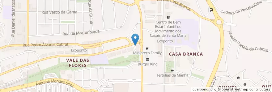 Mapa de ubicacion de Sports Inn Caffé en Portugal, Centre, Baixo Mondego, Coïmbre, Coïmbre, Santo António Dos Olivais.