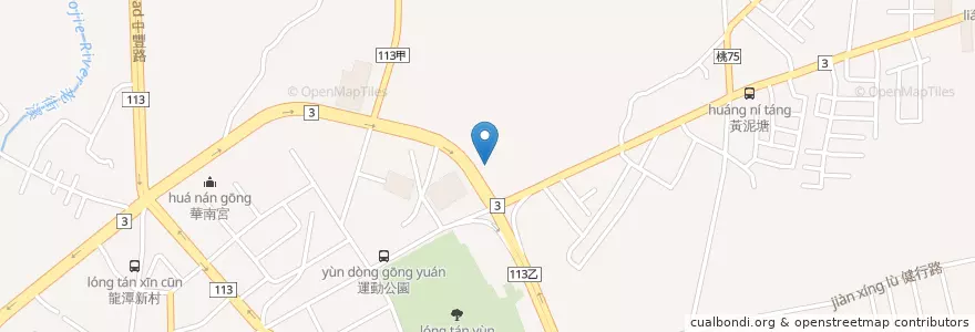 Mapa de ubicacion de 龍潭派出所 en 台湾, 桃園市, 龍潭区.