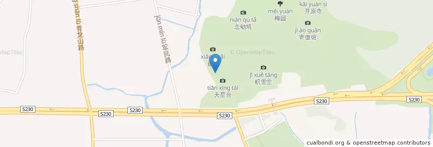 Mapa de ubicacion de 揖蠡亭 en 中国, 无锡市, 滨湖区 (Binhu).