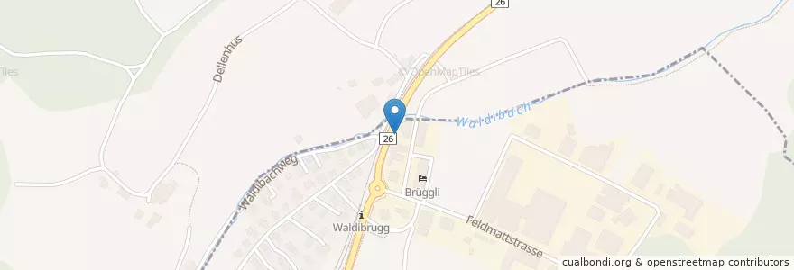 Mapa de ubicacion de Migrol Tankstelle Emmen en سويسرا, Luzern, Eschenbach (Lu).