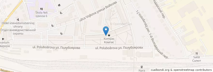 Mapa de ubicacion de Н-Дентал en Rusland, Centraal Federaal District, Oblast Moskou, Наро-Фоминский Городской Округ.