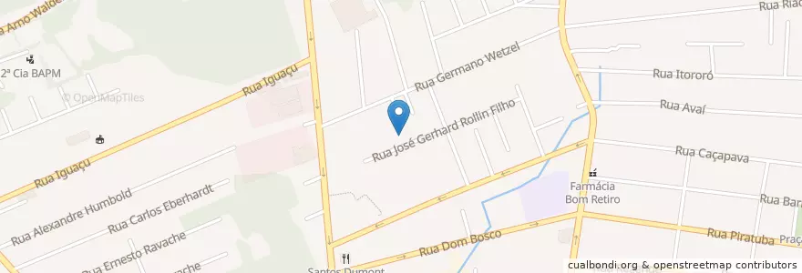 Mapa de ubicacion de Associação de Amigos do Autista en البَرَازِيل, المنطقة الجنوبية, سانتا كاتارينا, Região Geográfica Intermediária De Joinville, Microrregião De Joinville, Joinville.