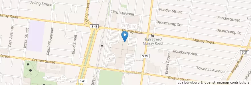 Mapa de ubicacion de lui.boss en オーストラリア, ビクトリア, City Of Darebin.