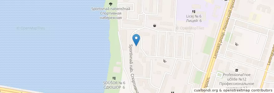 Mapa de ubicacion de Ортопедическое отделение платных стоматологических услуг en Russia, Central Federal District, Voronezh Oblast, Voronezh.