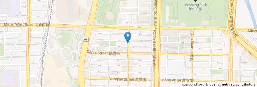 Mapa de ubicacion de 大眾牛肉麵 en Tayvan, 新北市, Taipei.