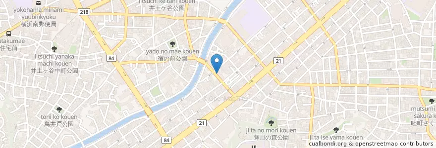Mapa de ubicacion de 木村歯科医院 en ژاپن, 神奈川県, 横浜市, 南区.