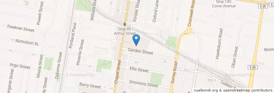 Mapa de ubicacion de Village Cinemas en Австралия, Виктория, City Of Stonnington.