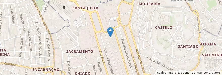 Mapa de ubicacion de Unidos do Minho en Portugal, Área Metropolitana De Lisboa, Lisboa, Grande Lisboa, Lisboa, Santa Maria Maior.