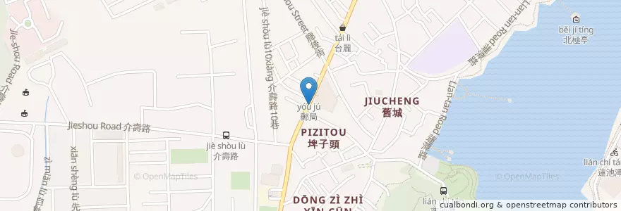 Mapa de ubicacion de 麥藥局 en Taiwán, Kaohsiung, 左營區.