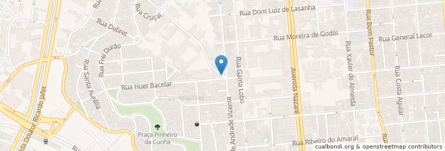 Mapa de ubicacion de Instituto Cristóvão Colombo en 巴西, 东南部, 圣保罗, Região Geográfica Intermediária De São Paulo, Região Metropolitana De São Paulo, Região Imediata De São Paulo, 聖保羅.