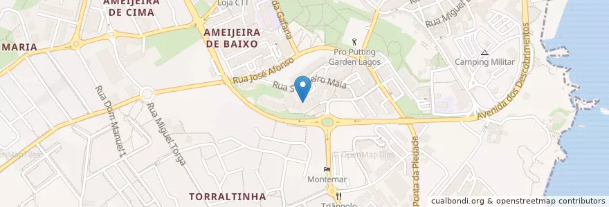Mapa de ubicacion de The Church of Jesus Christ of Latter-day Saints en Portugal, Algarve, Algarve, Faro, Lagos, São Gonçalo De Lagos.
