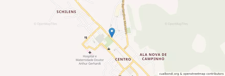 Mapa de ubicacion de Fritz Frida en Бразилия, Юго-Восточный Регион, Эспириту-Санту, Região Geográfica Intermediária De Vitória, Microrregião Afonso Cláudio, Domingos Martins.