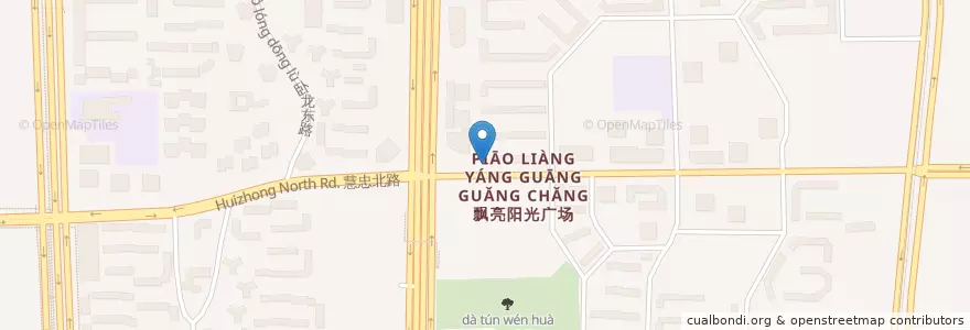 Mapa de ubicacion de 宏状元 en China, Beijing, Hebei, 朝阳区 / Chaoyang.
