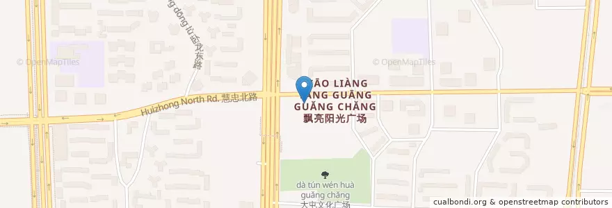 Mapa de ubicacion de 中国银行 en Китай, Пекин, Хэбэй, Район Чаоян.